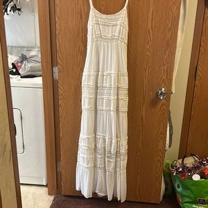 Cream color Beautiful Sleeveless Dress